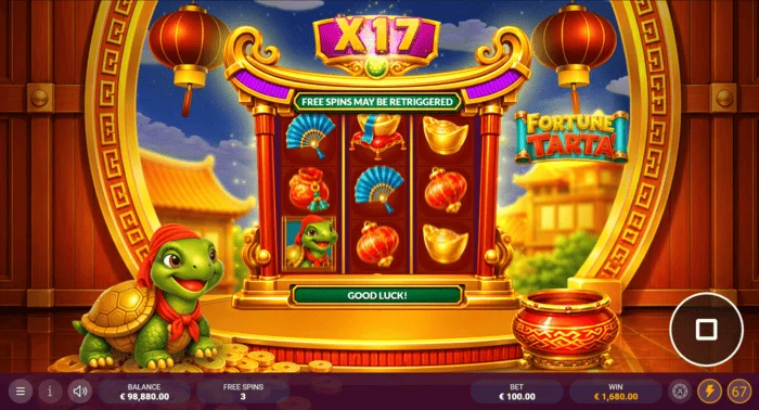 Fortune Tarta - gratis spins modus met vermenigvuldiger